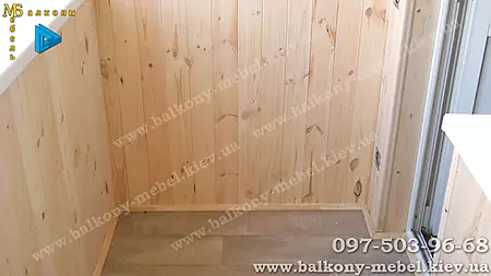 Обшивка балконів під ключ